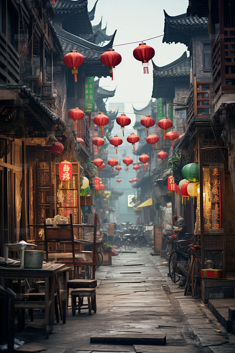 城市街景街道高清素材
