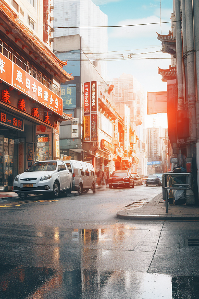 城市街景都市建筑素材