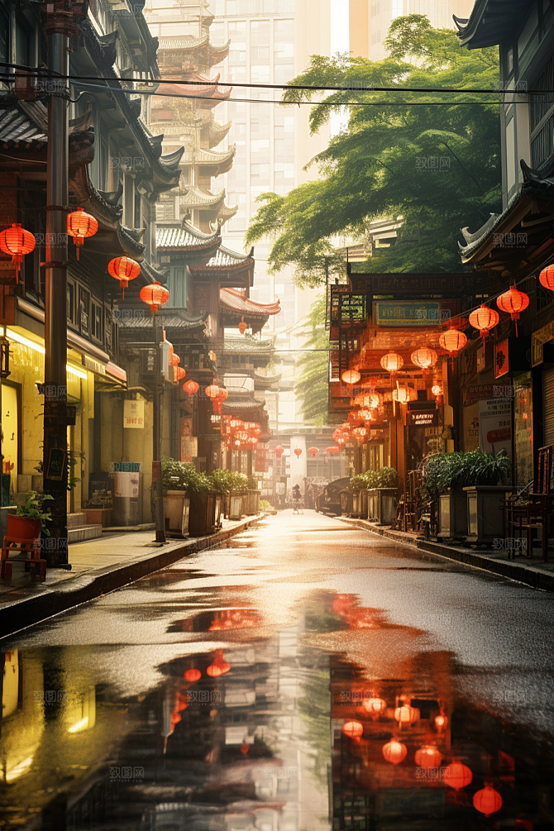 城市街景高清都市素材