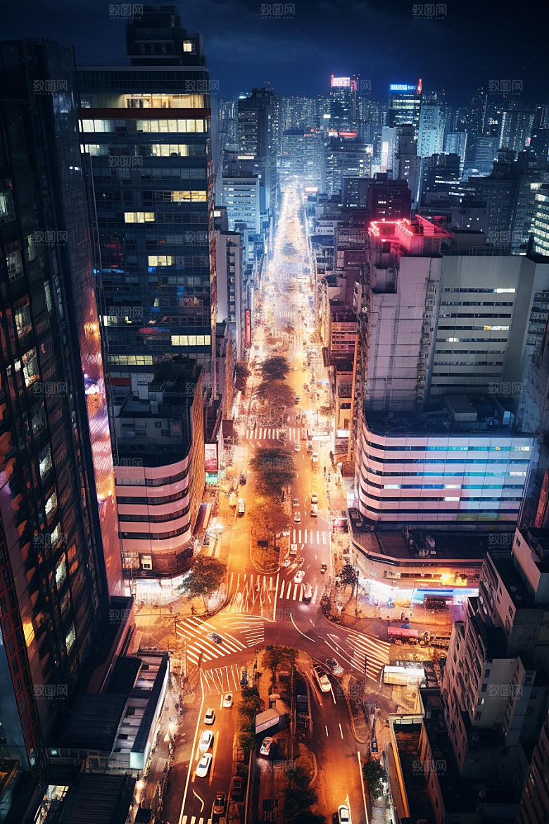 城市街景街市都市素材