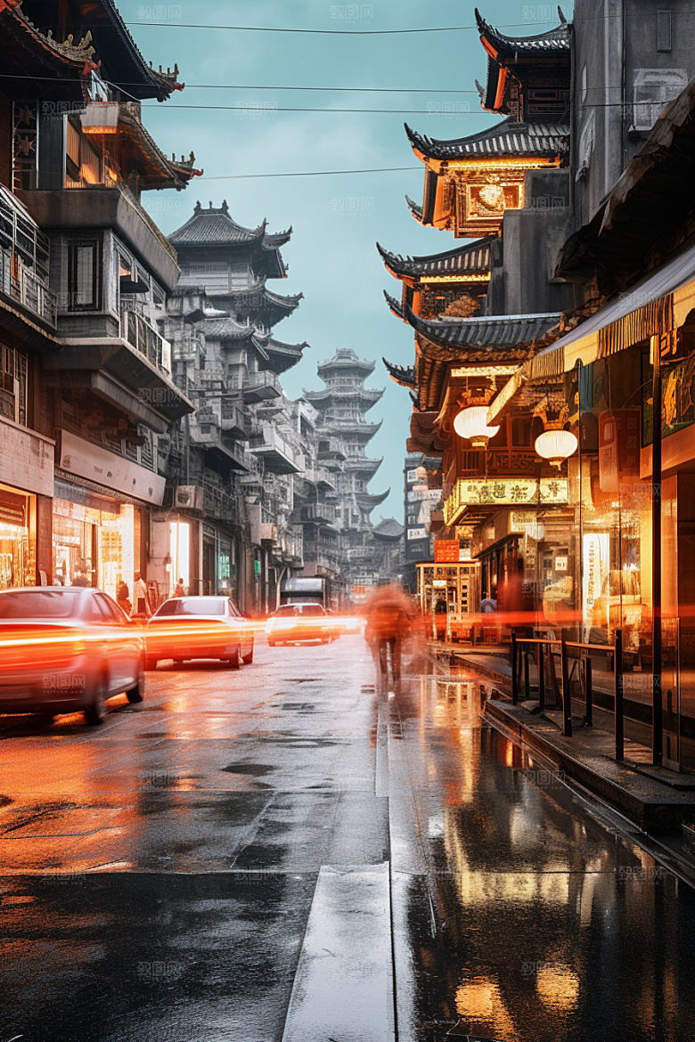 城市街景都市建筑素材