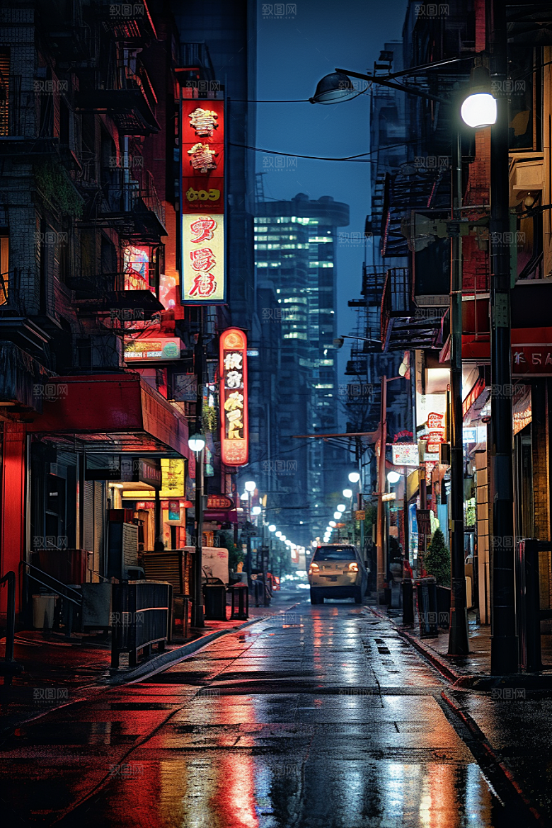 城市街景街市游戏原画素材