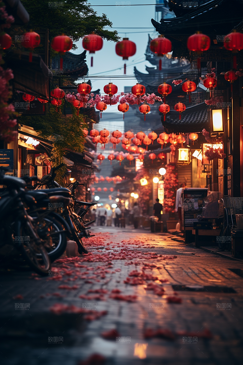 城市街景游戏原画街市素材
