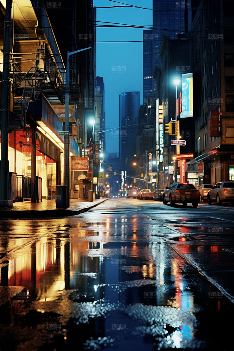 城市街景都市赛博朋克素材