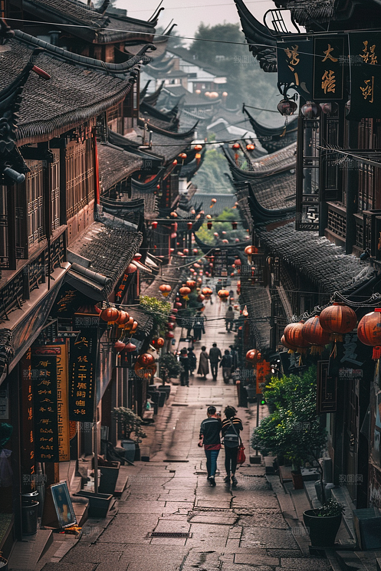 城市街景赛博朋克建筑素材
