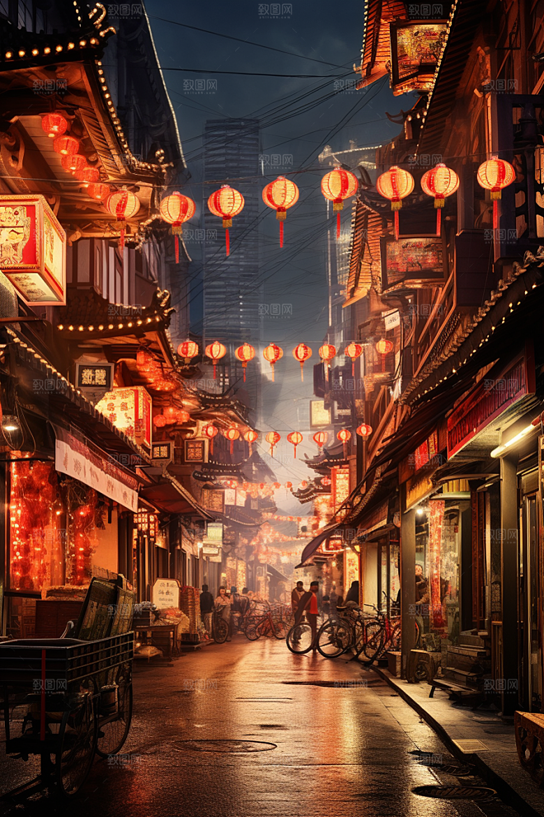 城市街景都市街市素材