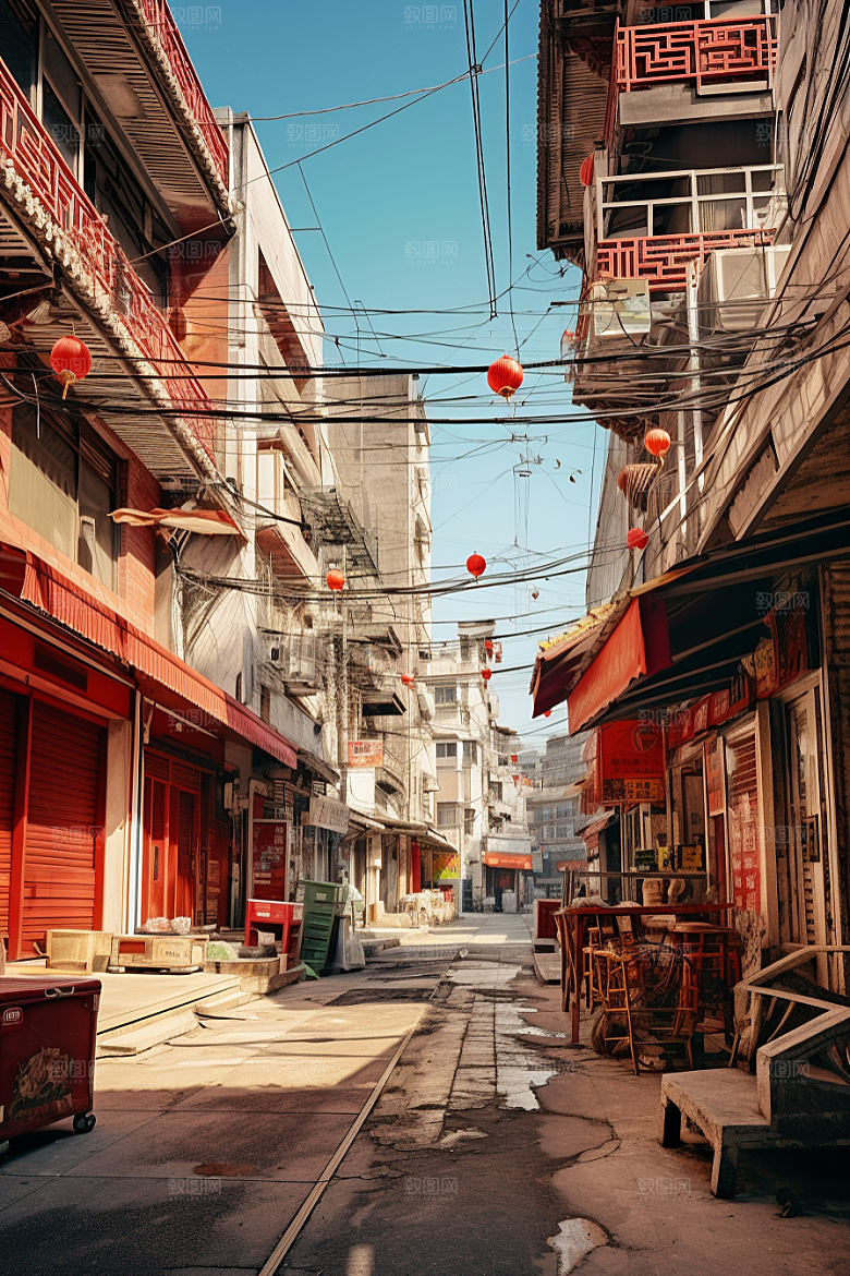 城市街景都市超现实素材