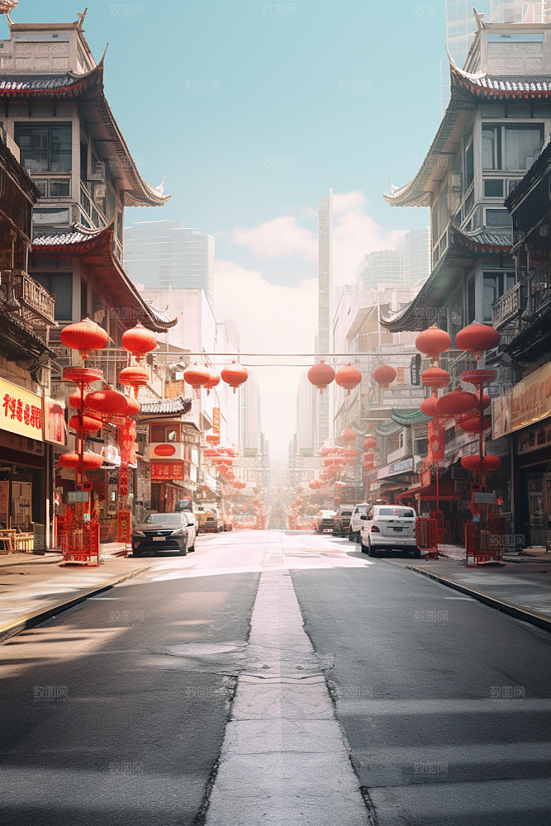 城市街景都市氛围素材