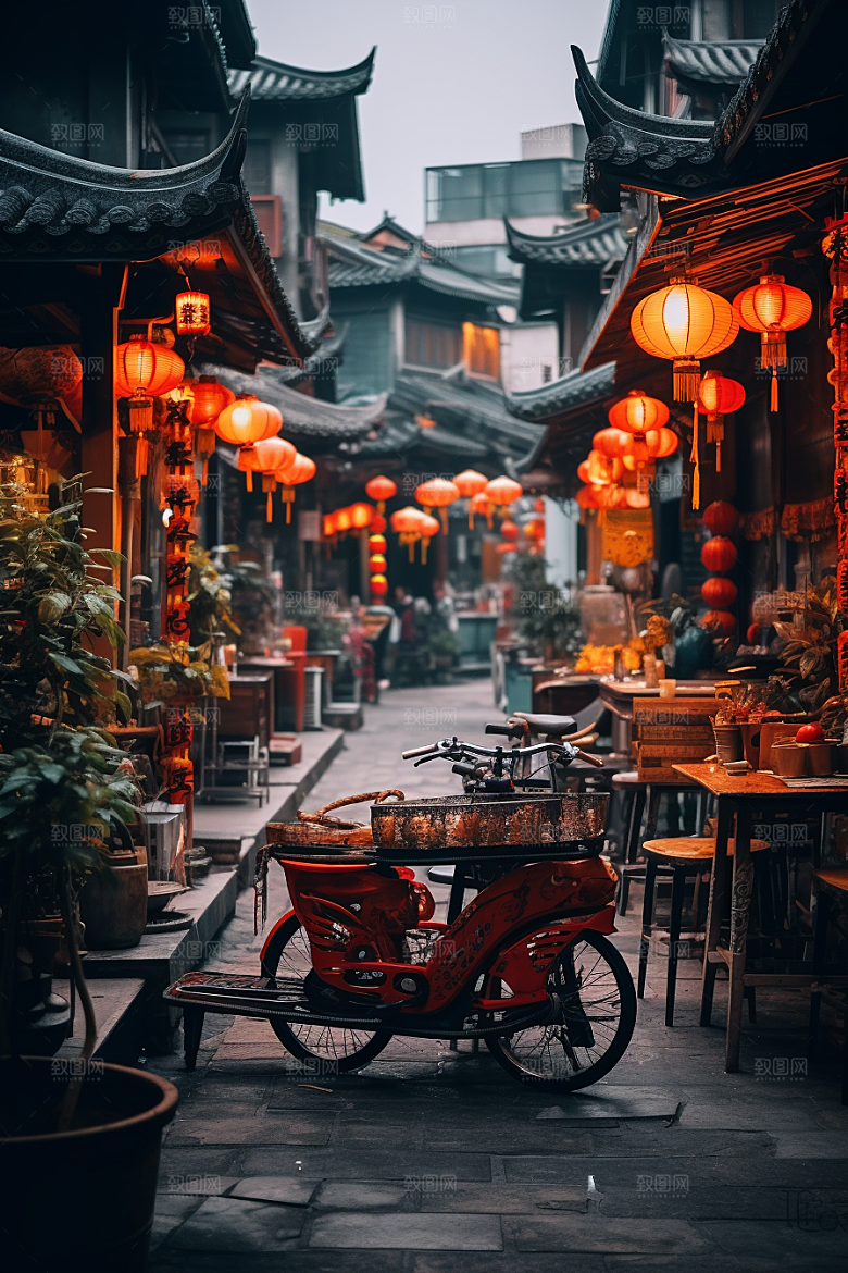 城市街景高清街道素材