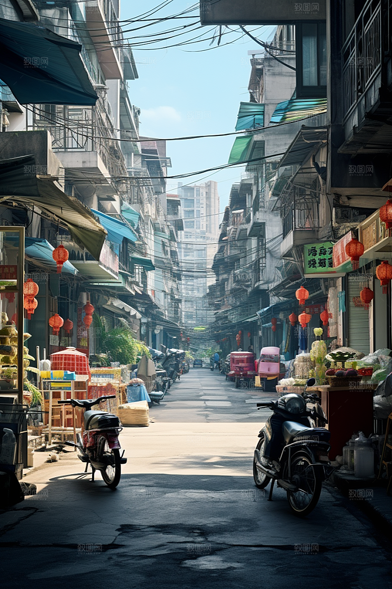 城市街景都市建筑素材