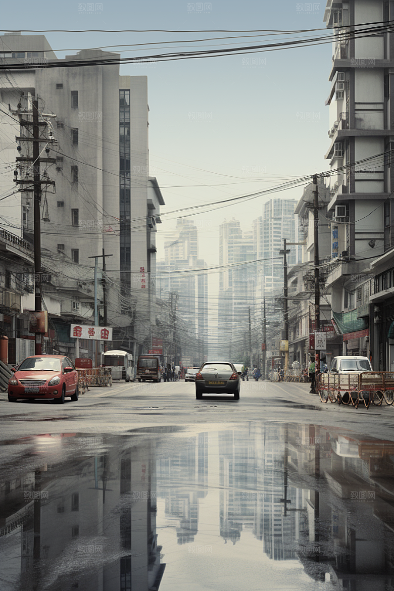 城市街景街市建筑素材