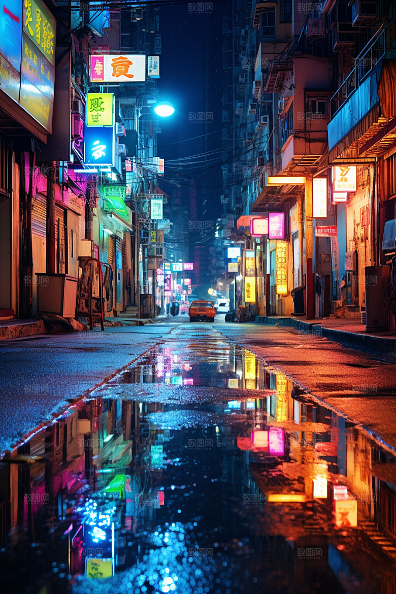 城市街景超现实街市素材