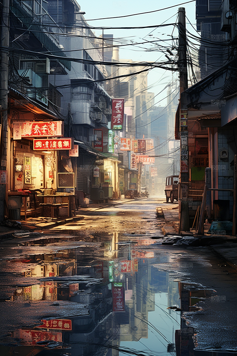 城市街景超现实街市素材