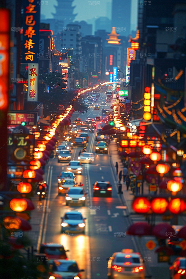 城市街景高清街市素材
