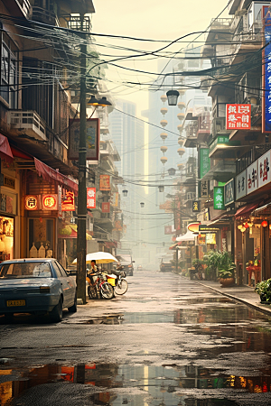 城市街景建筑都市素材