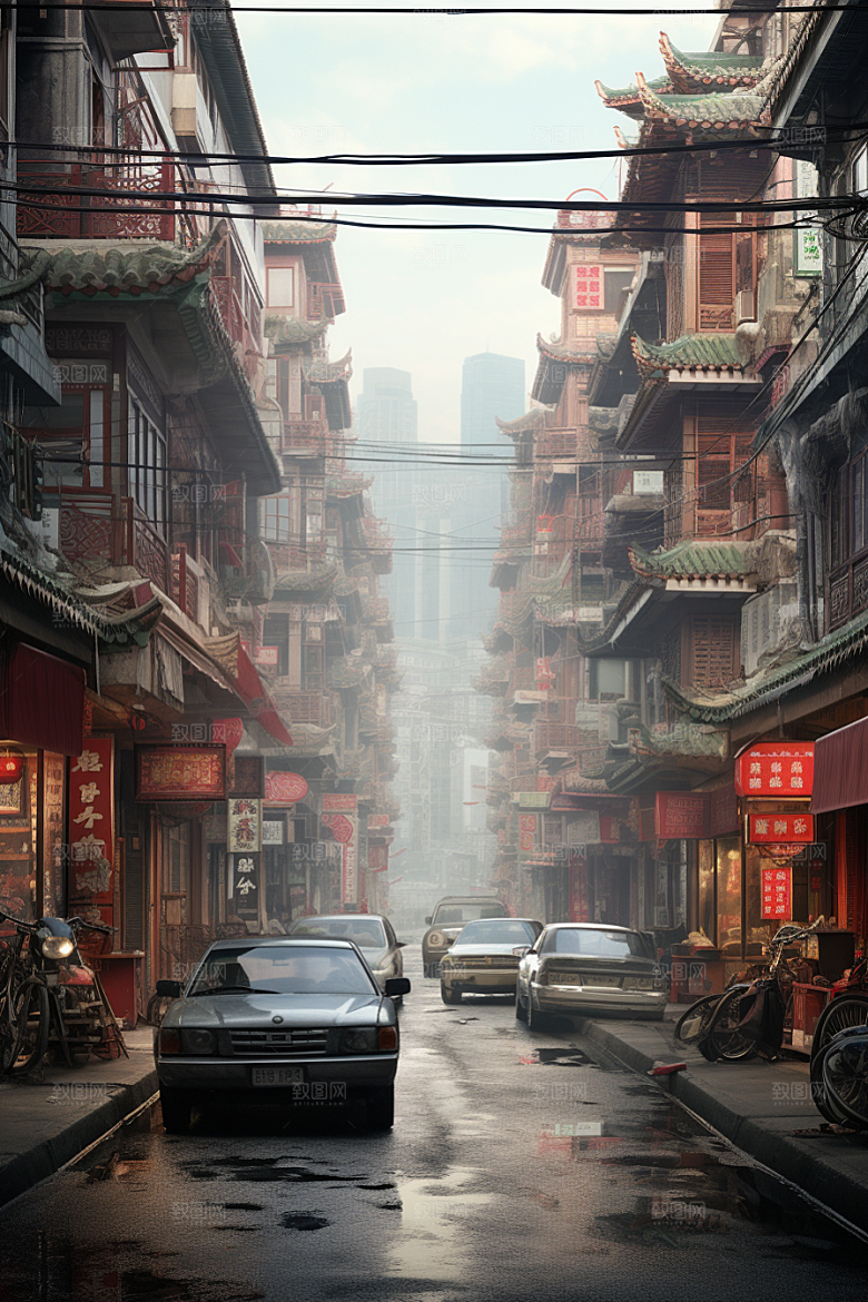 城市街景高清都市素材