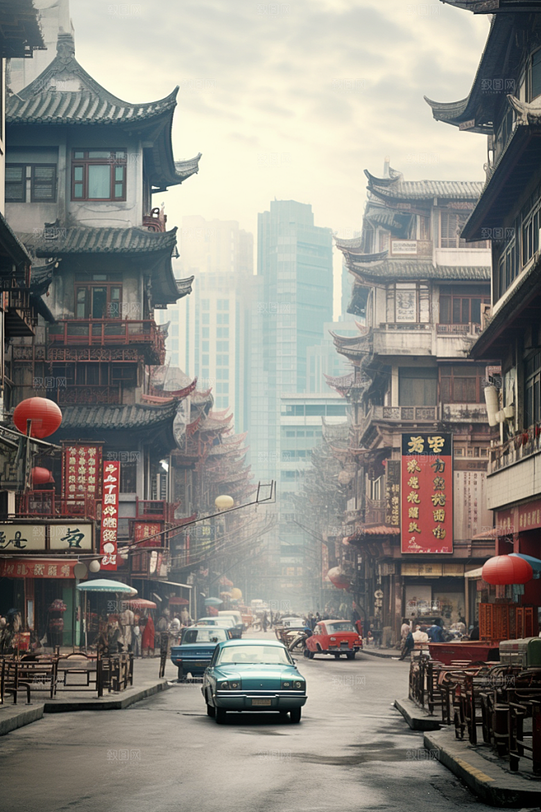 城市街景都市游戏原画素材