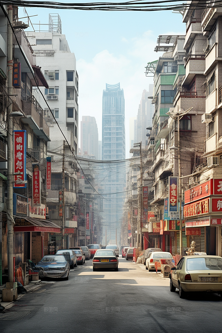 城市街景建筑高清素材