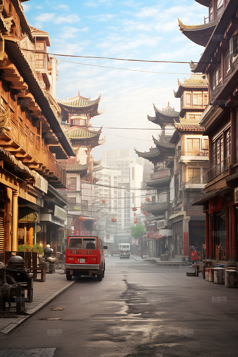 城市街景都市游戏原画素材