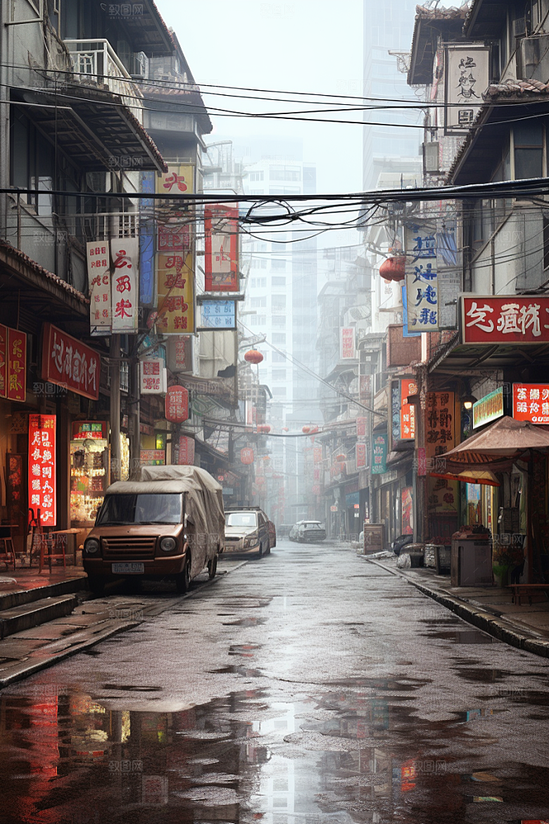 城市街景高清都市素材