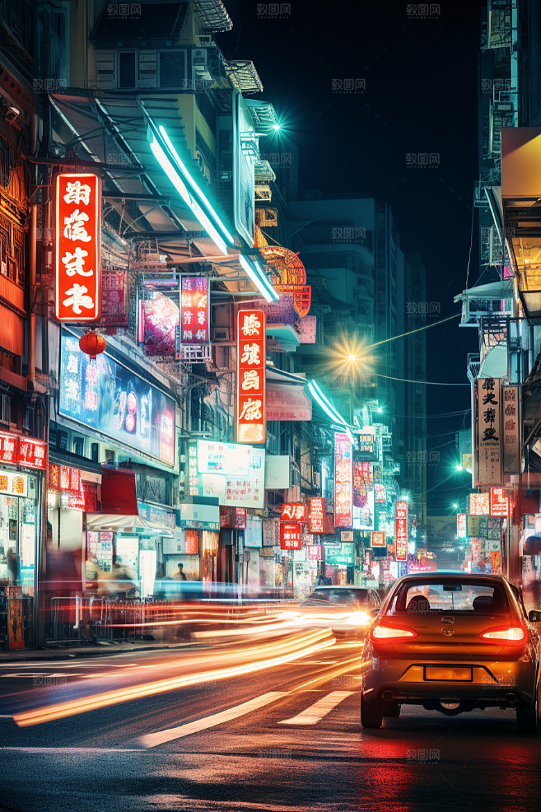 城市街景街道建筑素材