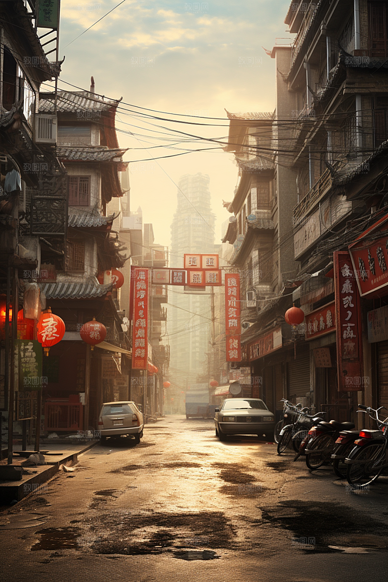 城市街景都市超现实素材