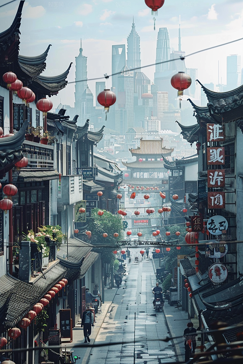 城市街景都市游戏原画素材