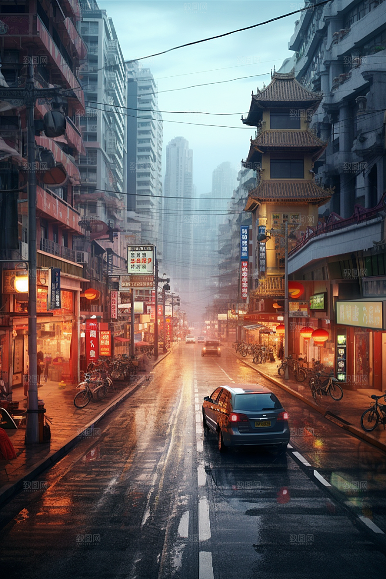 城市街景街市都市素材