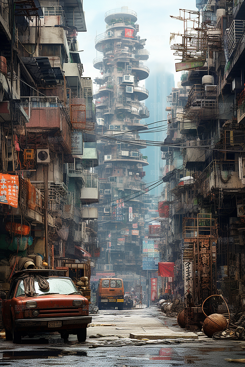 城市街景都市游戏原画素材