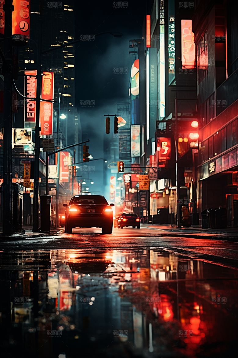 城市街景超现实街市素材