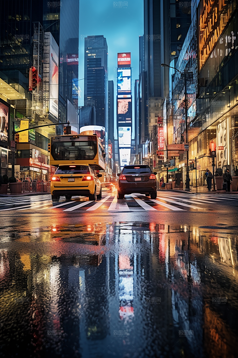 城市街景游戏原画都市素材
