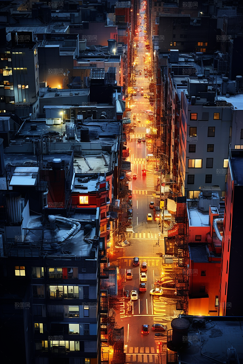 城市街景高清都市素材