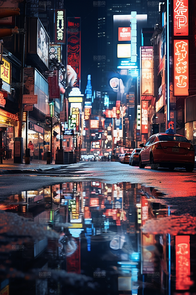 城市街景游戏原画高清素材