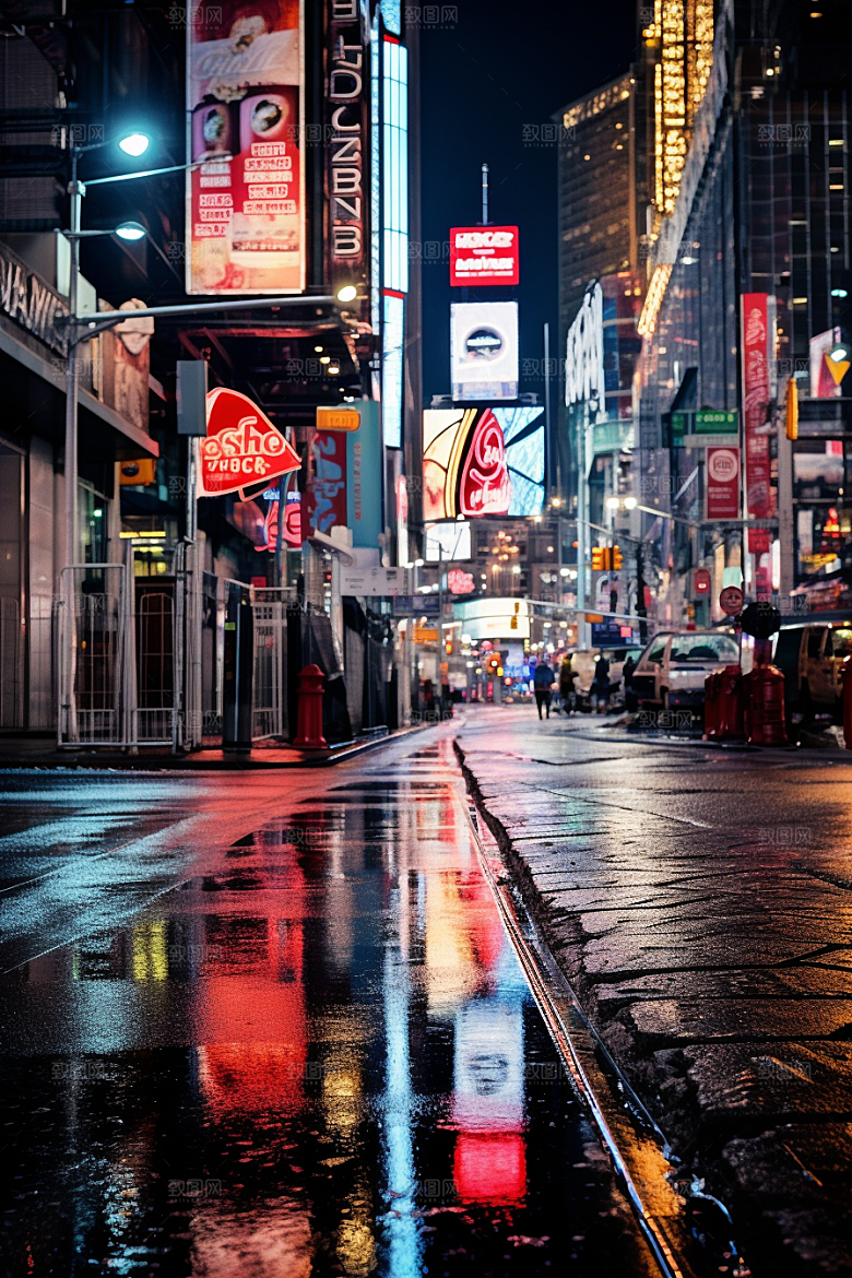 城市街景超现实都市素材