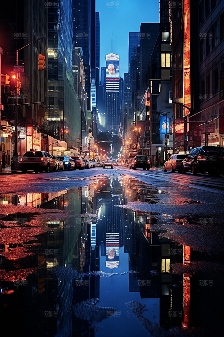 城市街景街道游戏原画素材