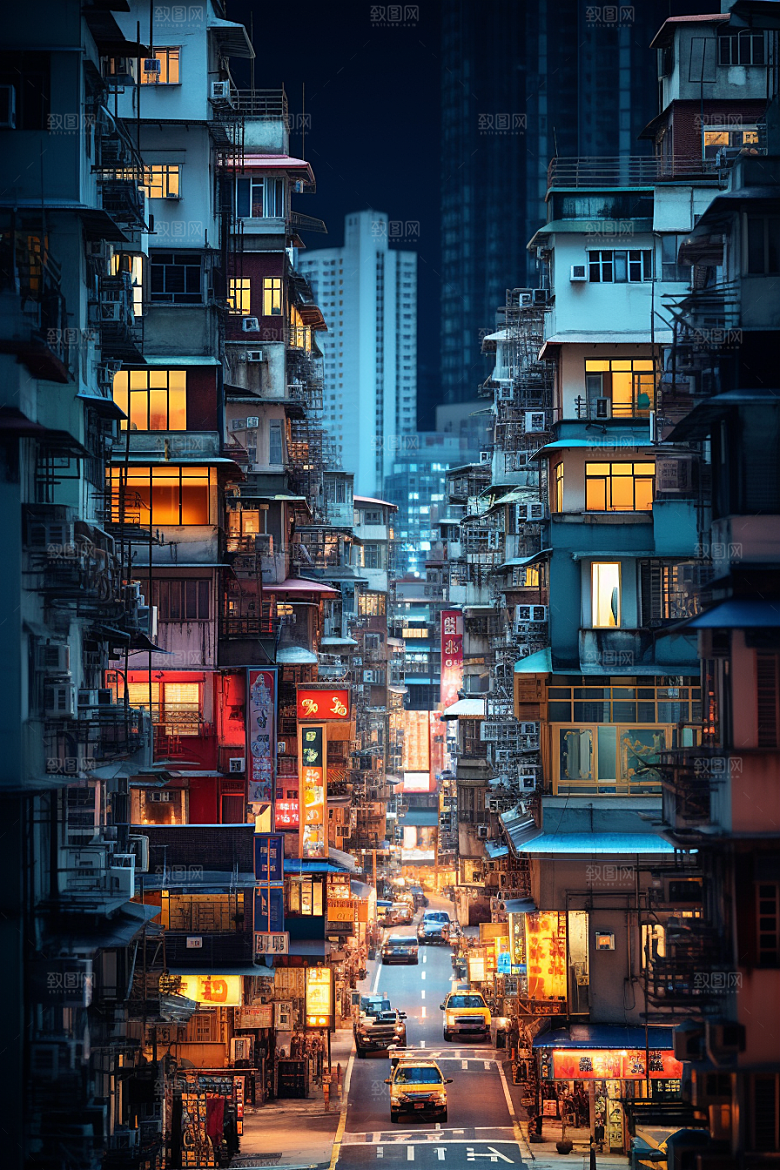 城市街景街市都市素材