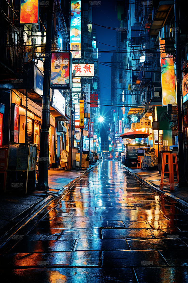 城市街景超现实建筑素材