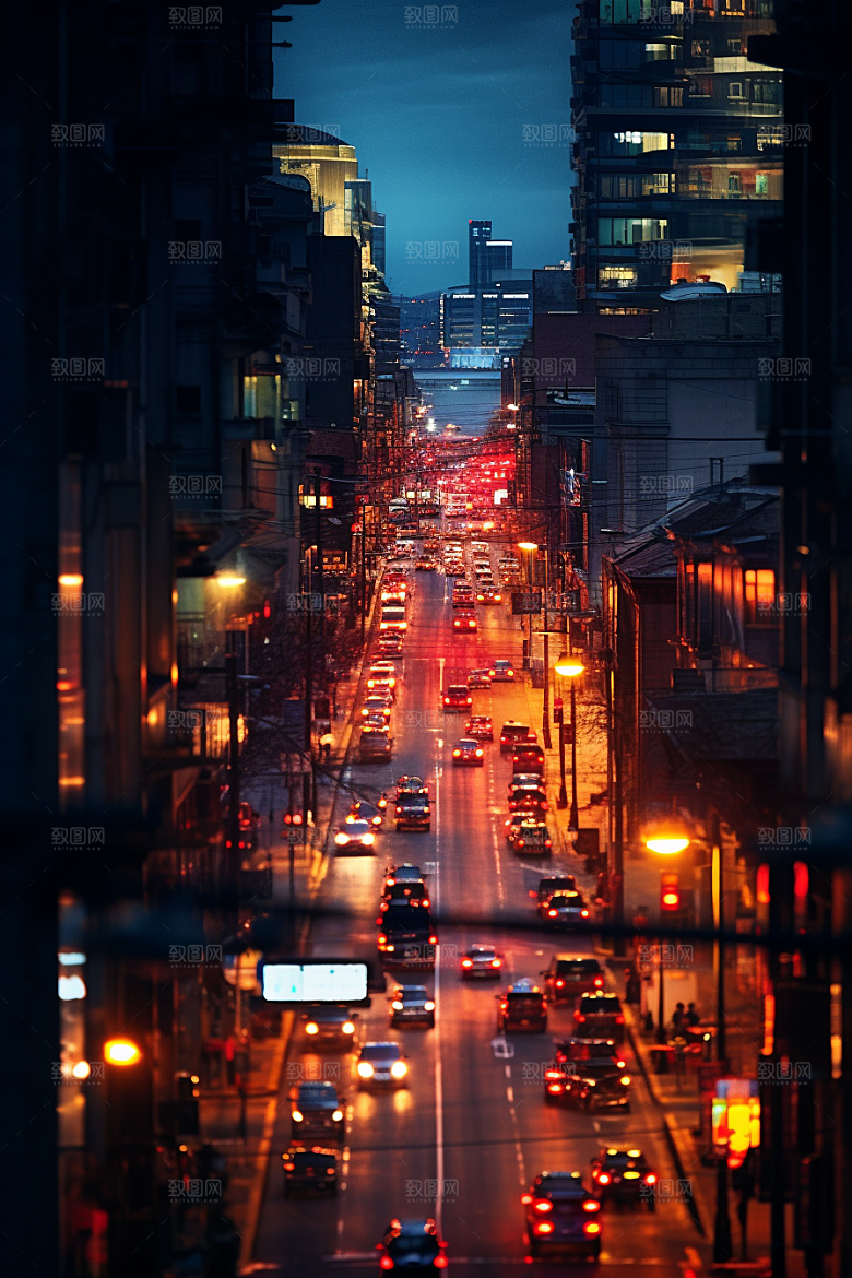 城市街景游戏原画都市素材