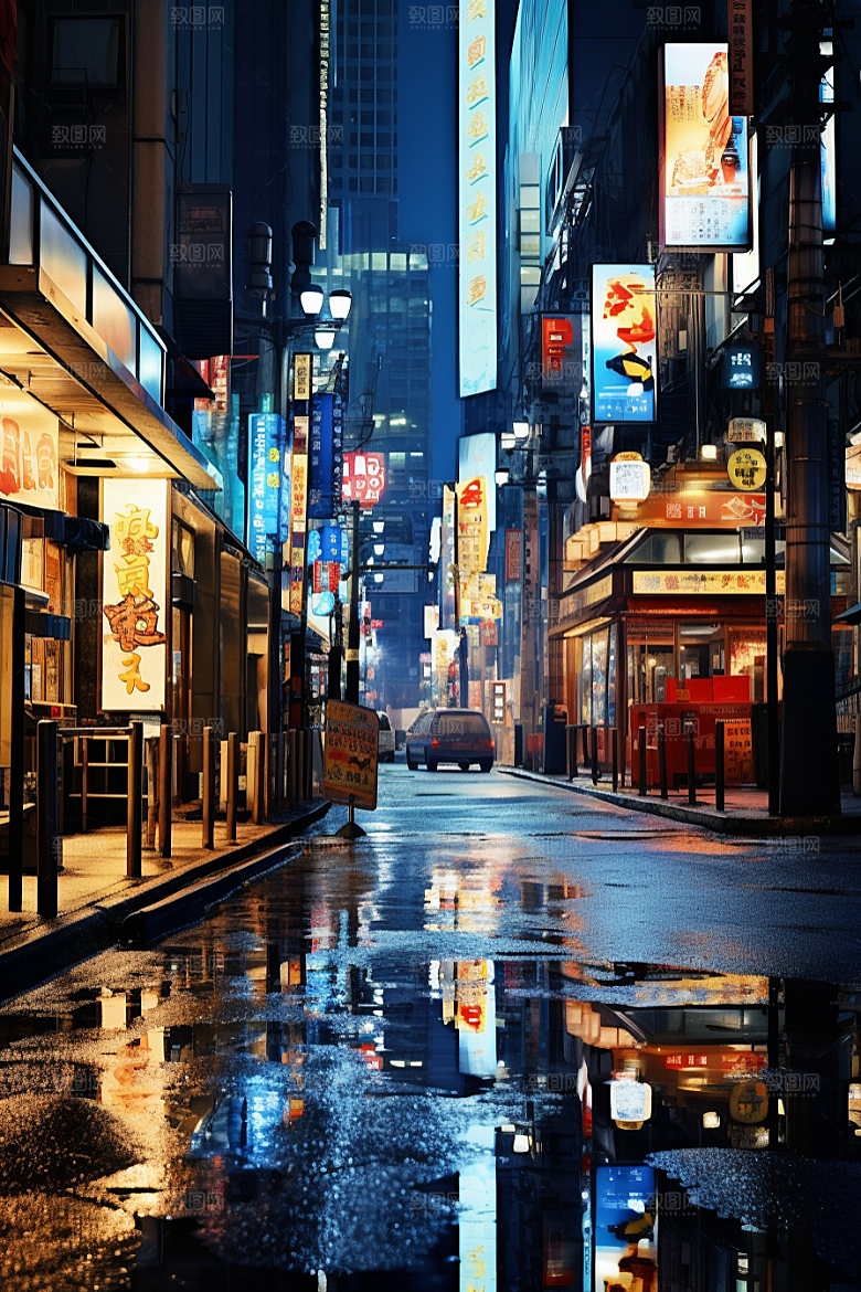 城市街景超现实建筑素材