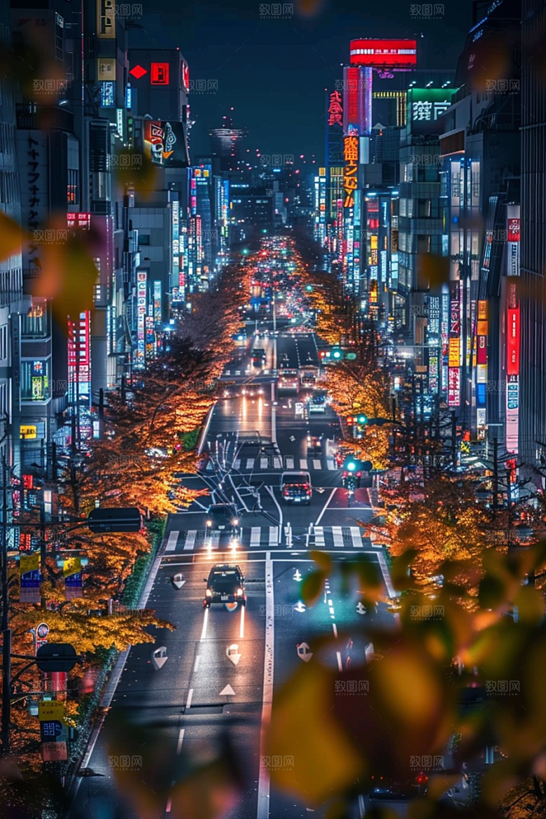 城市街景都市高清素材