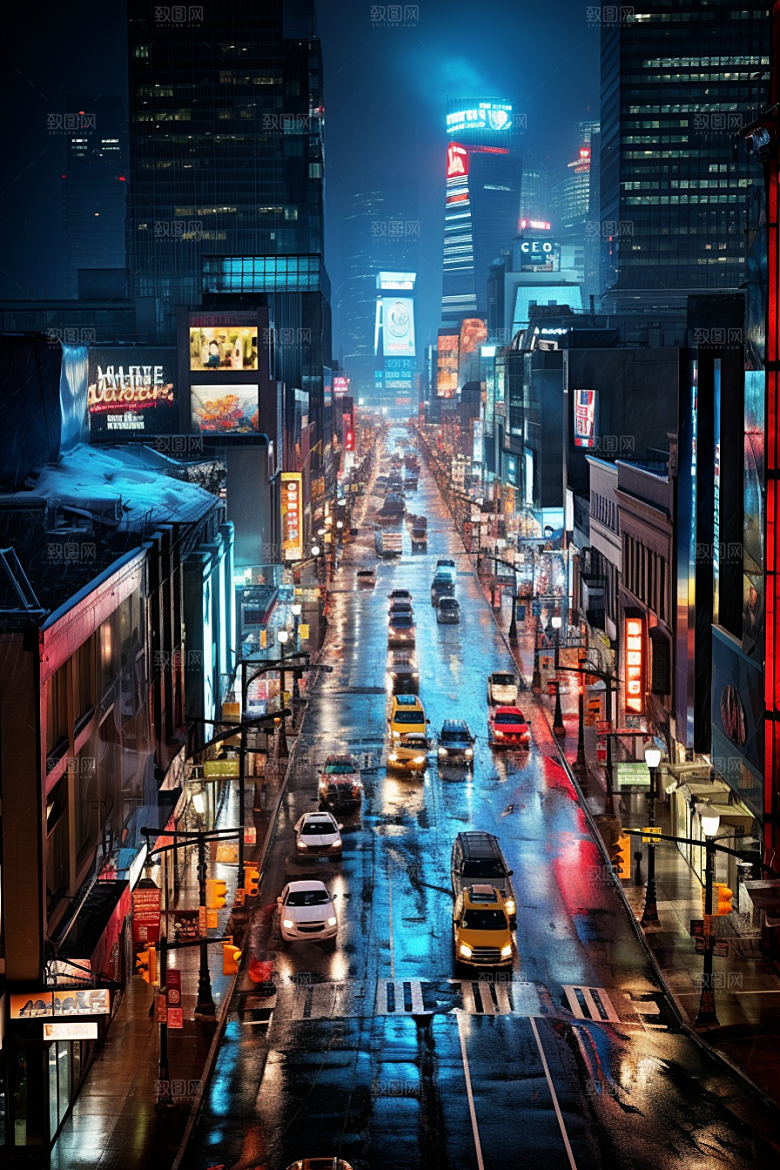 城市街景超现实建筑素材
