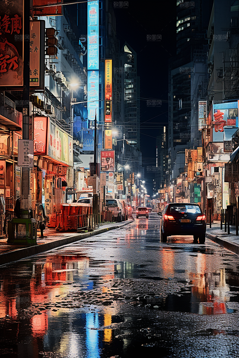 城市街景高清街市素材