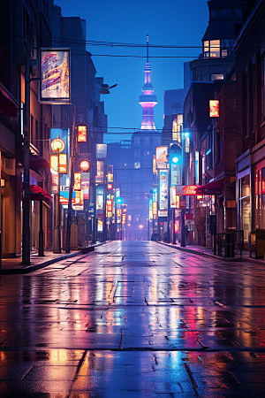 城市街景都市超现实素材