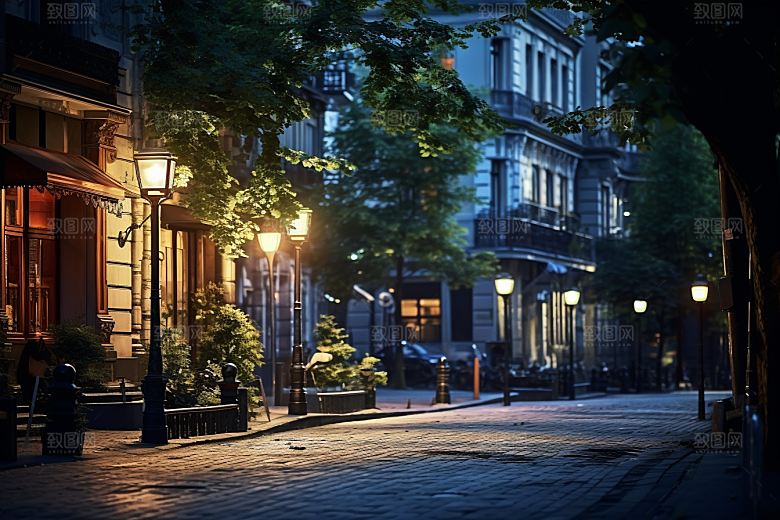城市街景街市街道素材