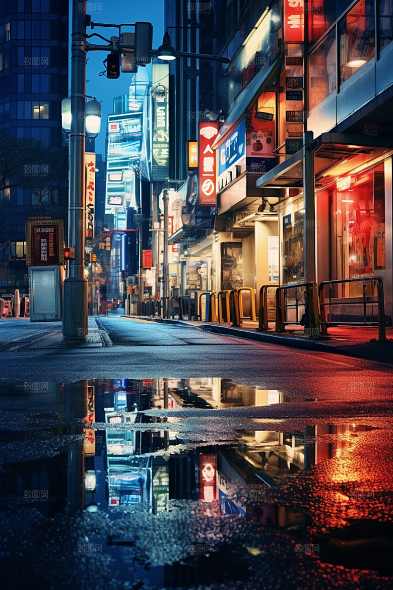 城市街景高清建筑素材