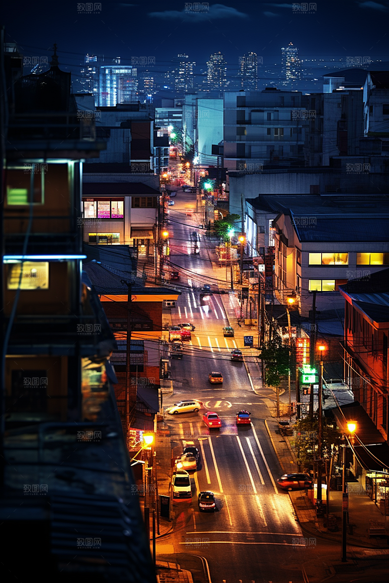 城市街景高清都市素材