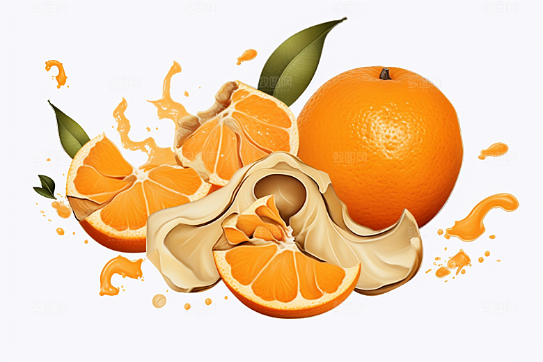 陈皮手绘医学插画