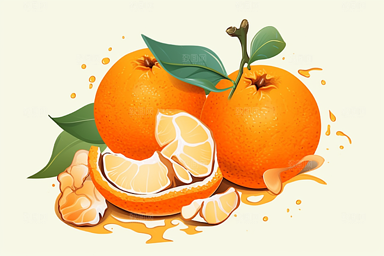 陈皮医疗手绘插画