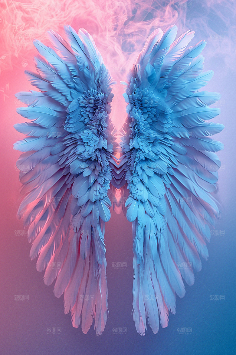 梦幻翅膀双翼梦幻素材