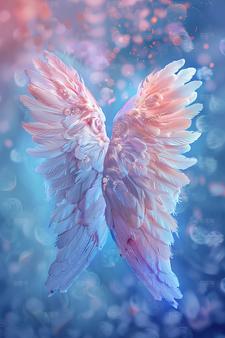 梦幻翅膀浪漫梦幻素材